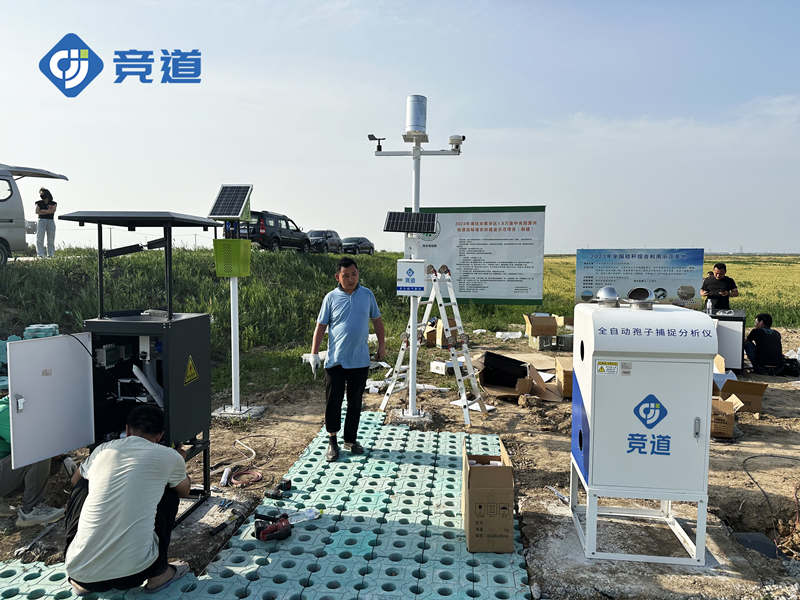 競道農(nóng)業(yè)四情監(jiān)測站使用在高標準農(nóng)田建設(shè)
