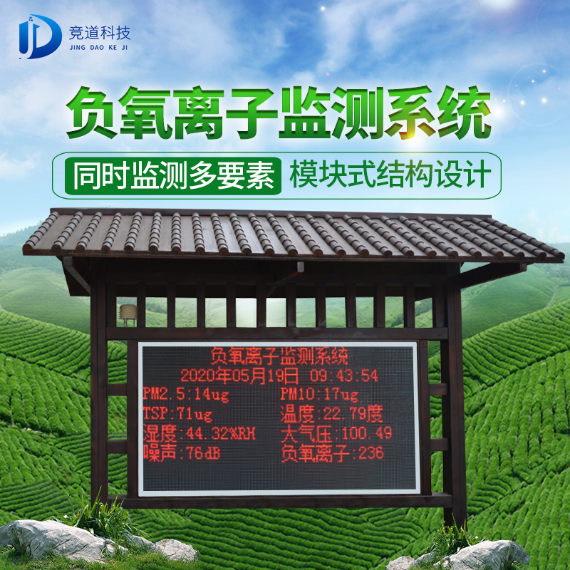 負(fù)氧離子及其監(jiān)測科普來啦，負(fù)氧離子監(jiān)測系統(tǒng)實(shí)時(shí)監(jiān)測